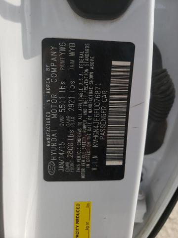 Photo 10 from auction – 2015 HYUNDAI GENESIS 3. with VIN KMHGN4JE6FU076871