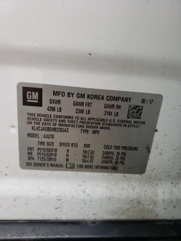 Photo 10 from auction – 2017 BUICK ENCORE PRE with VIN KL4CJASB5HB228343