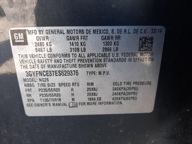 Photo 10 from auction – 2014 CADILLAC SRX PERFOR with VIN 3GYFNCE37ES629376