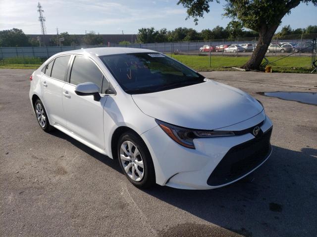 TOYOTA COROLLA LE 2021 with VIN JTDEPMAE8MJ180962 - Photo from auction