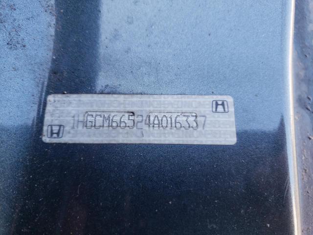 Photo 10 from auction – 2004 HONDA ACCORD EX with VIN 1HGCM66524A016337