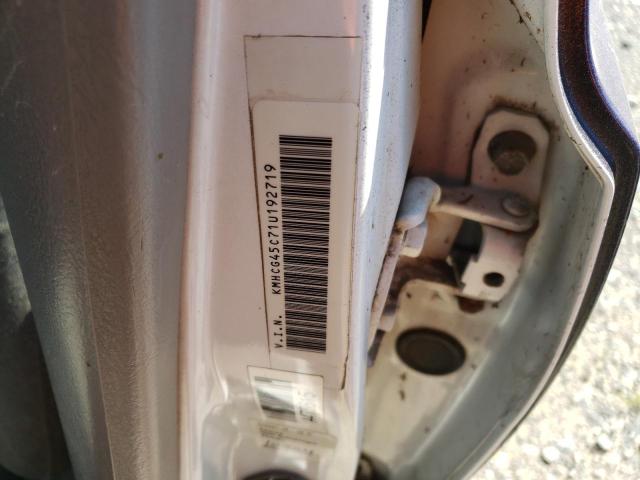 Photo 10 from auction – 2001 HYUNDAI ACCENT GL with VIN KMHCG45C71U192719