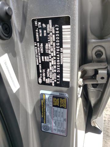 Photo 10 from auction – 2014 KIA OPTIMA EX with VIN 5XXGN4A76EG303647