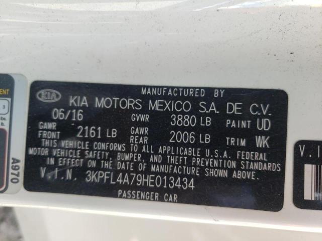 Photo 10 from auction – 2017 KIA FORTE LX with VIN 3KPFL4A79HE013434