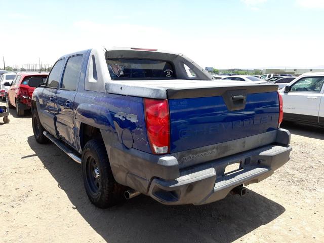 Photo 3 from auction – 2003 CHEVROLET AVALANCHE with VIN 3GNEK13T93G192179