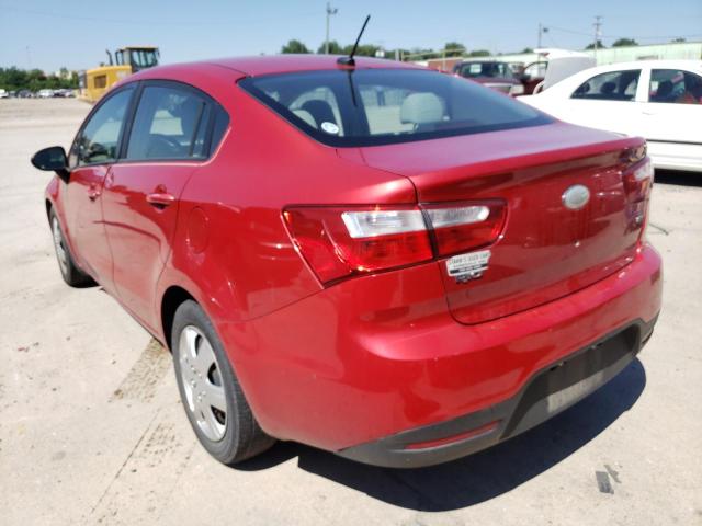 Photo 3 from auction – 2013 KIA RIO LX with VIN KNADM4A30D6273090