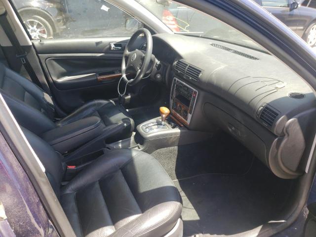 Photo 5 from auction – 2001 VOLKSWAGEN PASSAT with VIN WVWAH63B91P013495