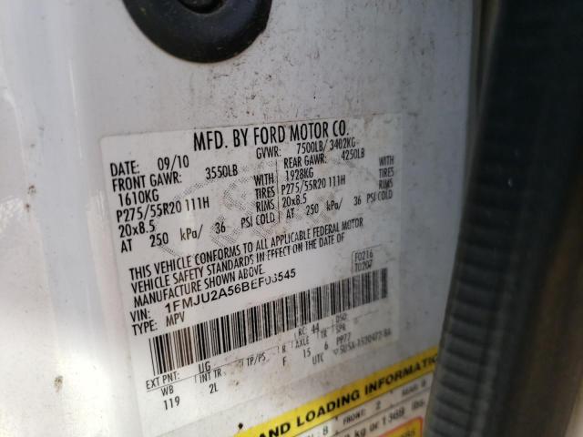 Photo 10 from auction – 2011 FORD EXPEDITION with VIN 1FMJU2A56BEF06545