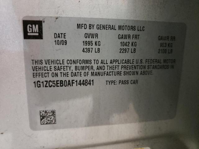 Photo 10 from auction – 2010 CHEVROLET MALIBU 1LT with VIN 1G1ZC5EB0AF144841