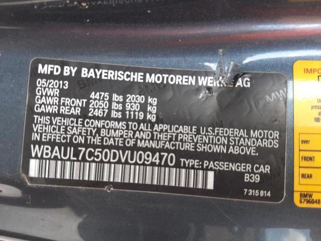 Photo 10 from auction – 2013 BMW 128 I with VIN WBAUL7C50DVU09470