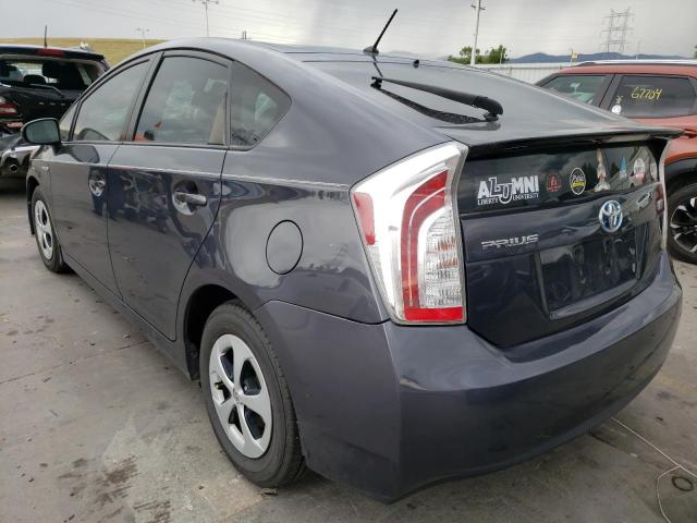 Photo 3 from auction – 2013 TOYOTA PRIUS with VIN JTDKN3DU2D1649971