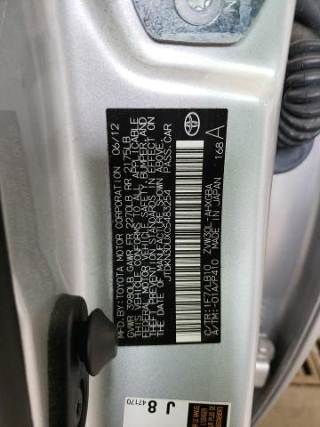 Photo 10 from auction – 2012 TOYOTA PRIUS with VIN JTDKN3DUXC5483254