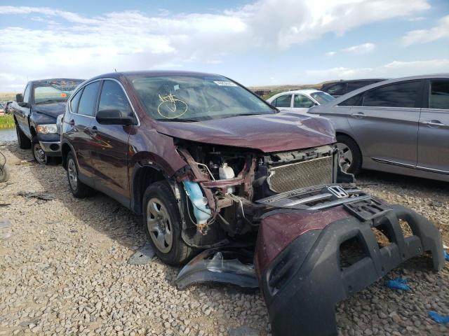 HONDA CR-V LX 2013 with VIN 5J6RM4H34DL044387 - Photo from auction