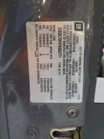 Photo 10 from auction – 2007 PONTIAC TORRENT with VIN 2CKDL73F476069771