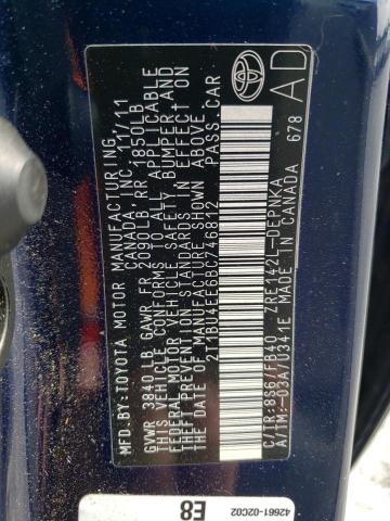 Photo 10 from auction – 2011 TOYOTA COROALLA with VIN 2T1BU4EE6BC746812