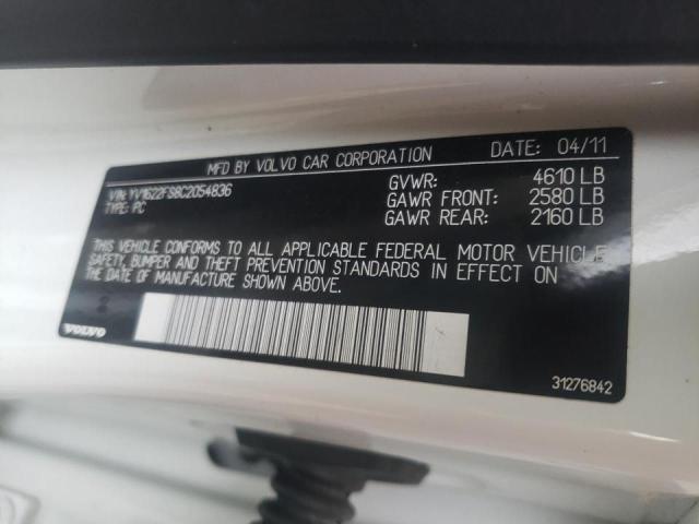 Photo 10 from auction – 2012 VOLVO 164 with VIN YV1622FS8C2054836