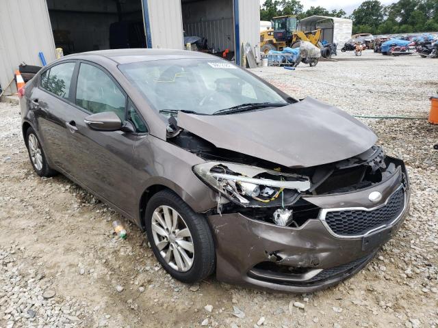 KIA FORTE LX 2015 with VIN KNAFX4A60F5270905 - Photo from auction