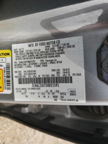 Photo 10 from auction – 2013 LINCOLN MKZ with VIN 3LN6L2JK7DR825595