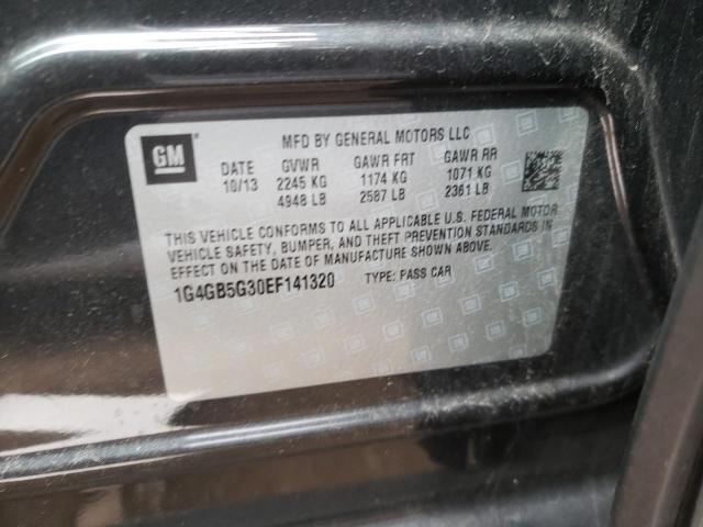Photo 10 from auction – 2014 BUICK LACROSSE with VIN 1G4GB5G30EF141320