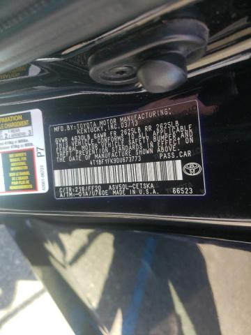 Photo 10 from auction – 2013 TOYOTA CAMRY L with VIN 4T1BF1FK9DU673773