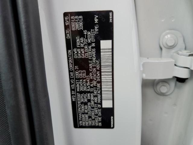 Photo 10 from auction – 2016 VOLVO XC90 T6 with VIN YV4A22PK7G1035587