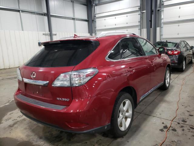 Photo 4 from auction – 2012 LEXUS RX 350 with VIN 2T2BK1BA2CC149790