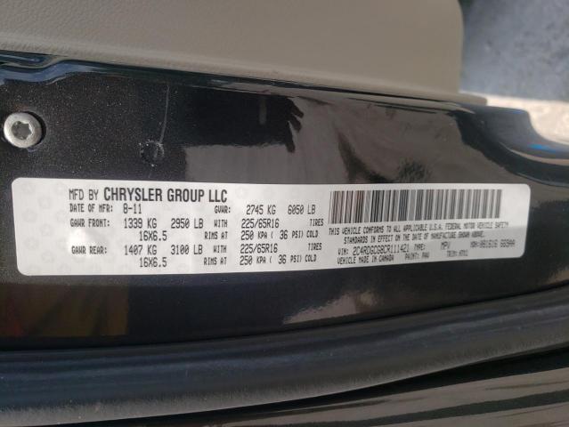 Photo 10 from auction – 2012 DODGE GRAND CARA with VIN 2C4RDGCG8CR111421