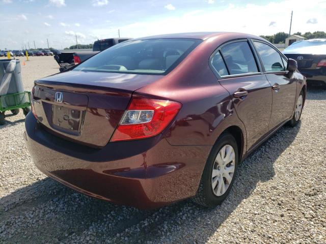 Photo 4 from auction – 2012 HONDA CIVIC LX with VIN 19XFB2F56CE104975
