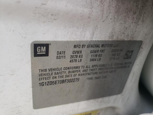 Photo 10 from auction – 2011 CHEVROLET MALIBU 2LT with VIN 1G1ZD5E70BF302279