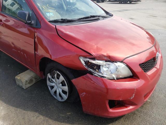 Photo 9 from auction – 2009 TOYOTA COROLLA BA with VIN JTDBL40E499073593