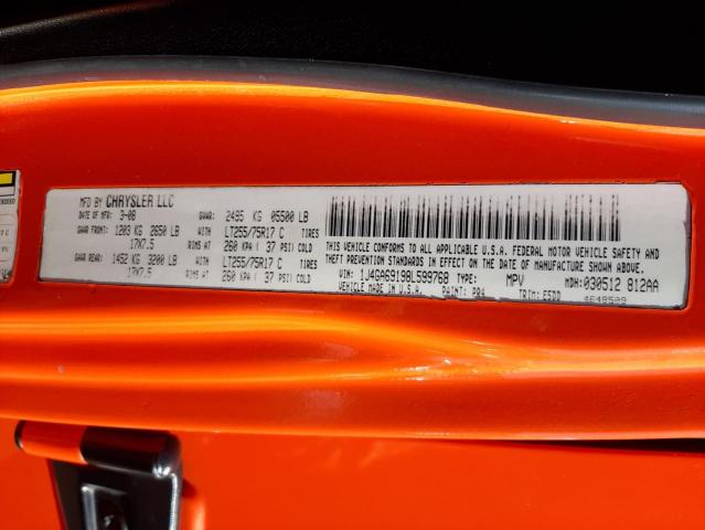 Photo 10 from auction – 2008 JEEP WRANGLER U with VIN 1J4GA69198L599768