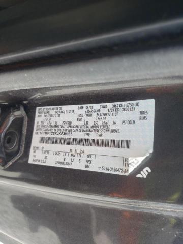 Photo 10 from auction – 2018 FORD F150 with VIN 1FTMF1C5XJKF38935