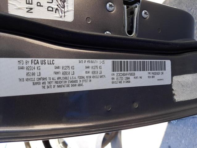 Photo 10 from auction – 2015 DODGE CHARGER SE with VIN 2C3CDXBG4FH768528