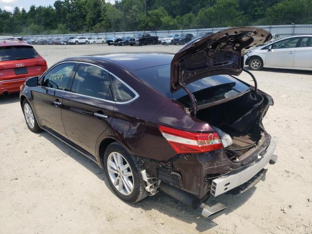 Photo 3 from auction – 2013 TOYOTA AVALON BAS with VIN 4T1BK1EB4DU076706