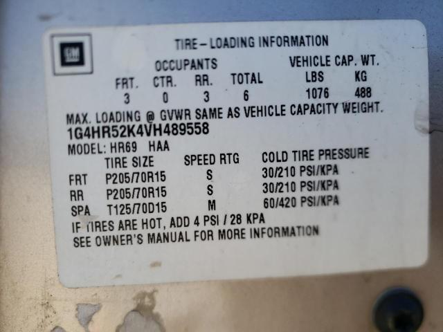 Photo 10 from auction – 1997 BUICK LESABRE LI with VIN 1G4HR52K4VH489558