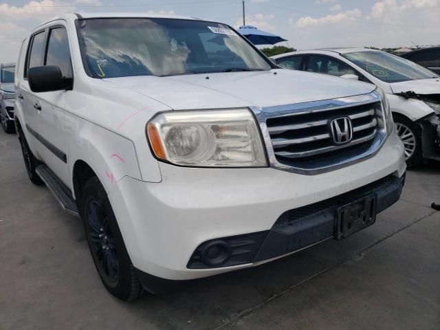 HONDA PILOT LX 2015 with VIN 5FNYF3H25FB031070 - Photo from auction