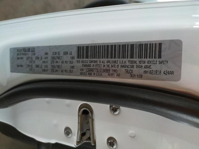 Photo 10 from auction – 2020 RAM 1500 CLASS with VIN 1C6RR6TT3LS134989