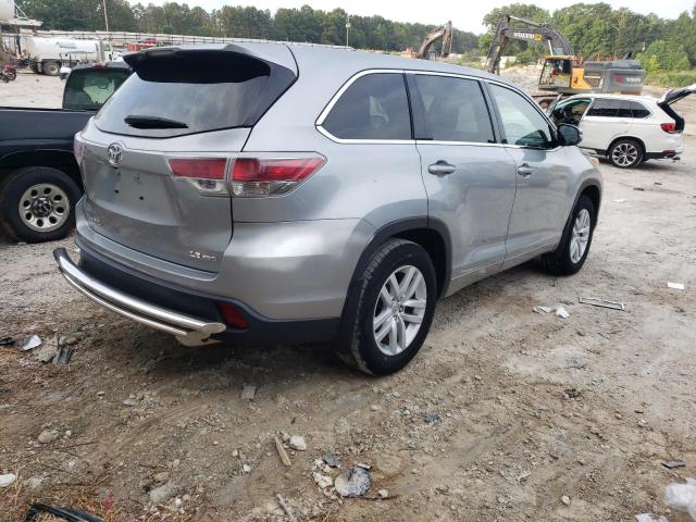 Photo 4 from auction – 2014 TOYOTA HIGHLANDER with VIN 5TDBKRFH5ES056086