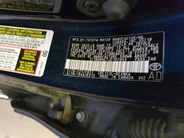 Photo 10 from auction – 2018 TOYOTA COROLLA L with VIN 2T1BURHE7JC107054
