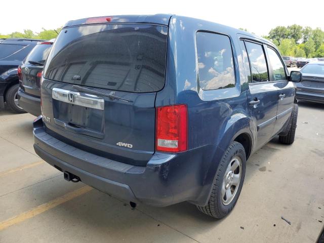 Photo 4 from auction – 2011 HONDA PILOT LX with VIN 5FNYF4H22BB036971