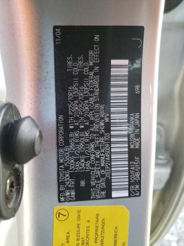 Photo 10 from auction – 2005 TOYOTA HIGHLANDER with VIN JTEEP21A450091703