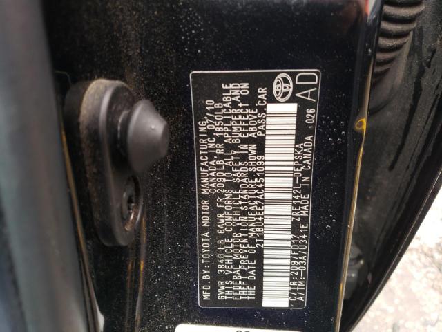Foto 10 de la subasta – 2010 TOYOTA COROLLA BA con VIN 2T1BU4EE7AC451099