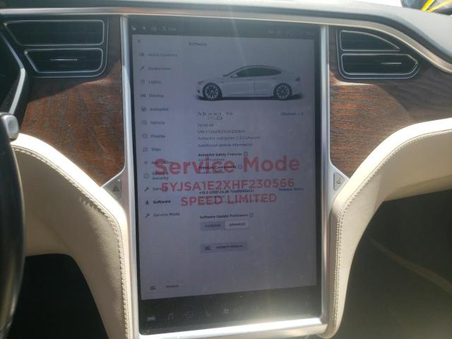 Photo 9 from auction – 2017 TESLA MODEL S with VIN 5YJSA1E2XHF230566