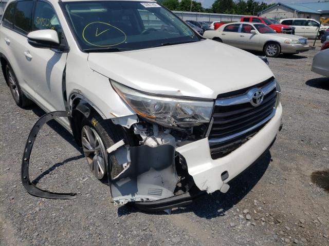 Photo 9 from auction – 2015 TOYOTA HIGHLANDER with VIN 5TDBKRFHXFS148800