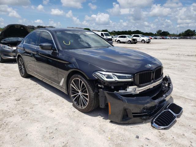 BMW 540 I 2021 with VIN WBA53BJ08MWW97988 - Photo from auction