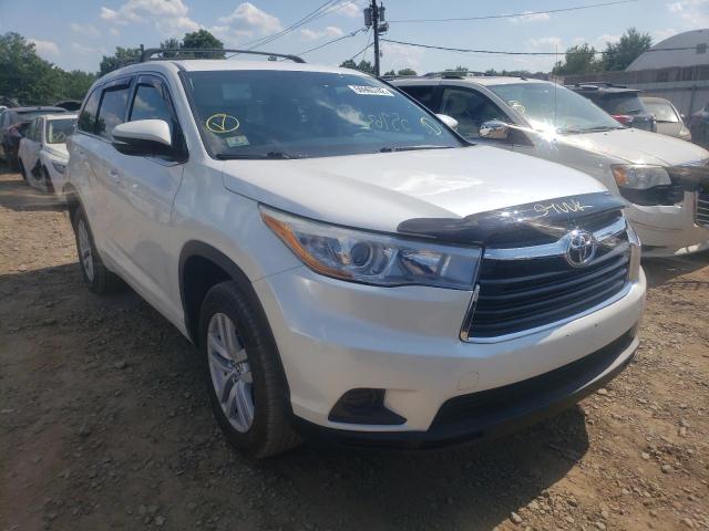 TOYOTA HIGHLANDER 2016 with VIN 5TDZKRFH7GS173864 - Photo from auction