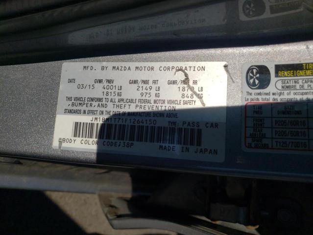 Photo 10 from auction – 2015 MAZDA 3 SV with VIN JM1BM1T71F1264150