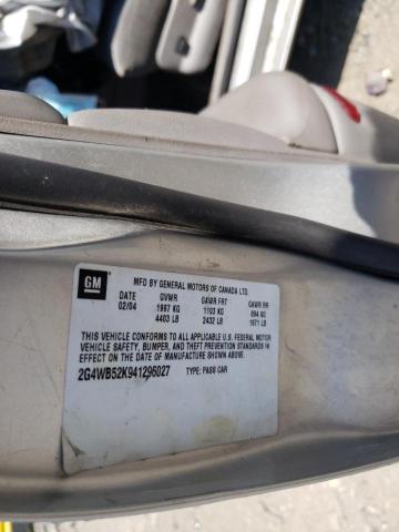 Photo 10 from auction – 2004 BUICK REGAL LS with VIN 2G4WB52K941296027