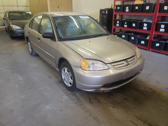 HONDA CIVIC LX 2001 with VIN 1HGES16591L070865 - Photo from auction