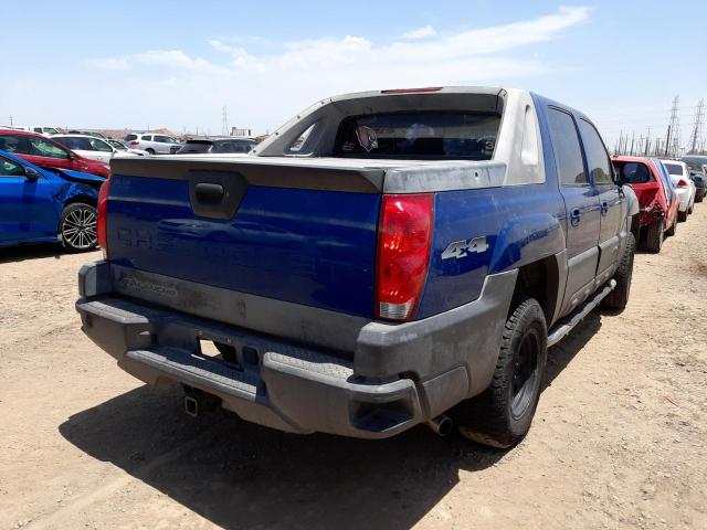 Photo 4 from auction – 2003 CHEVROLET AVALANCHE with VIN 3GNEK13T93G192179